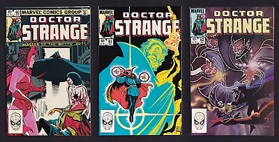 Buy Doctor Strange #60-62 Origin Of Vampires & Darkhold Death Of Dracula Marvel 1983 • 47.30£