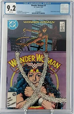 Buy 1987 Wonder Woman #9 CGC 9.2 D.C. Comics USA • 114.54£