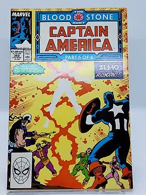 Buy Captain America #362 VF/NM 1st Crossbones Marvel 1989 • 7.94£