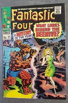 Buy FANTASTIC FOUR #66, (Marvel 1967) ORIGIN OF  HIM /WARLOCK BEGINS, FN/VF (7.0|) • 125£