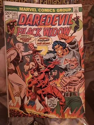 Buy Daredevil # 105 (Marvel 1973) 1st Moondragon + Thanos Cameo • 25.74£