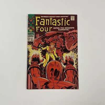 Buy Fantastic Four #81 1968 FN- Cent Copy • 25£