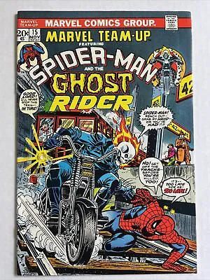 Buy Marvel Team Up 15 VF/NM 1973 Marvel Comic Ghost Rider Orb • 144.44£