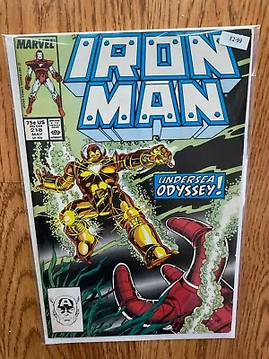 Buy Iron Man - 218 8.0 Marvel Comic Book - E2-99 • 7.88£
