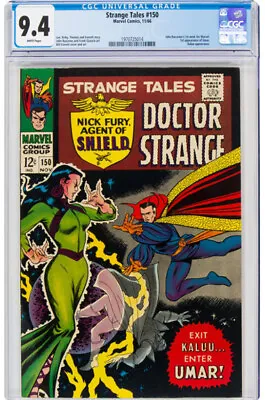Buy Strange Tales #150 9.4 NM White Pgs (1st App Of Umar) 1966 • 554.25£