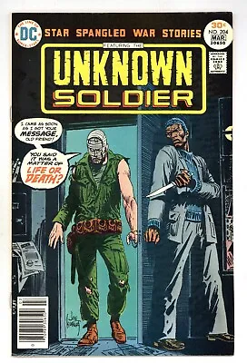 Buy Star Spangled War Stories 204 Kubert Unknown Soldier Cover! Ayers! 1977 DC I499 • 5.66£
