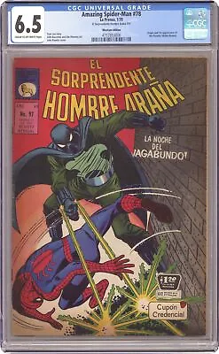 Buy El Sorprendente Hombre Arana Amazing Spider-Man #97 CGC 6.5 1970 4157853006 • 272.65£