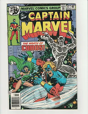 Buy Captain Marvel #61 (Marvel, 1979) Comic Book 5.0 VERY-GOOD / FINE Chaos • 9.37£
