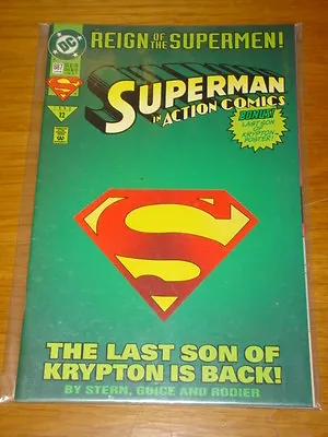 Buy Action Comics #687 Dc Nm Cut Out S Cover Superman June 1993 • 3.49£