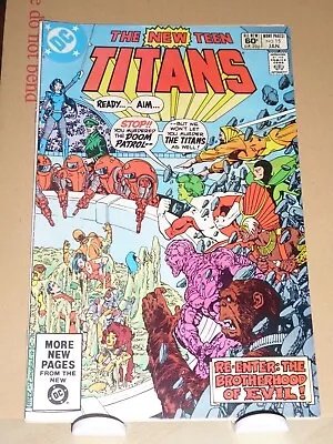 Buy THE NEW TEEN TITANS #15 1982 DC Comics, Brotherhood Of Evil, Robotman. FN • 2.50£