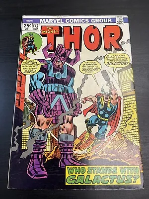 Buy 1974 Marvel Comics The Mighty Thor Issue #226 2nd Appearance Firelord  • 27.62£