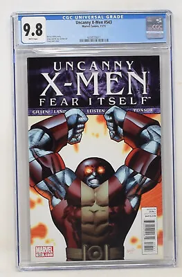 Buy Uncanny X-Men 543 Marvel 2011 CGC 9.8 Greg Land 1st Colossanaut • 120.53£