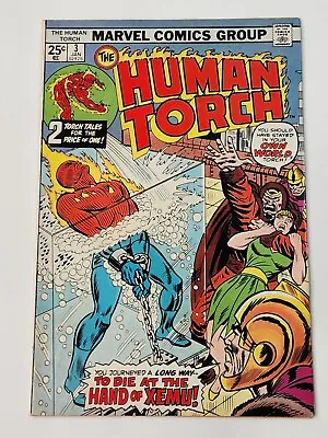 Buy The Human Torch 3 Marvel Comics Stan Lee Jack Kirby Larry Lieber Bronze Age 1975 • 9.48£
