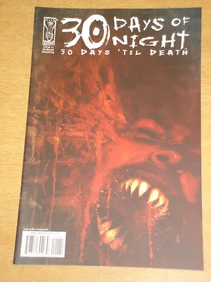 Buy Thirty 30 Days Of Night 30 Days Til Death #1 Ri Cover 2008 Idw Ben Templesmith • 6.99£