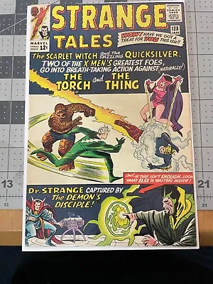 Buy Strange Tales #128  2nd Scarlet Witch Quicksilver 1965 Higher Grade. Comb. Ship • 120.64£