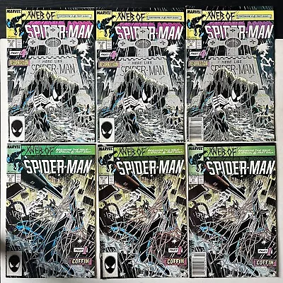 Buy WEB OF SPIDER-MAN 31 & 32 X3 Copies Each Kraven's Last Hunt VF/NM Set Newsstand • 59.30£