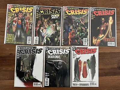 Buy Identity Crisis #1 2 3 4 5 6 7. NM. DC. Michael Turner Covers. 7 Comic Set. • 15£