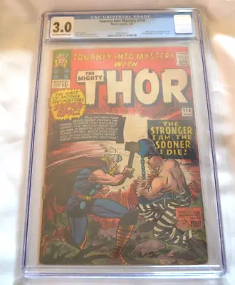 Buy Journey Into Mystery #114 CGC 3.0 First Appearance Of The Absorbing Man!!! • 87.75£