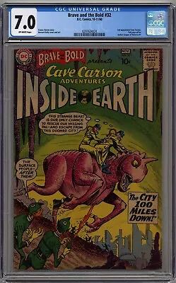 Buy Brave And The Bold #32 Cgc 7.0 Off-white Pages 1960 • 118.59£