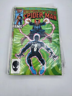 Buy SPECTACULAR SPIDER-MAN #115 (Marvel Comics 1986) -- Black Costume Cover - • 12.05£