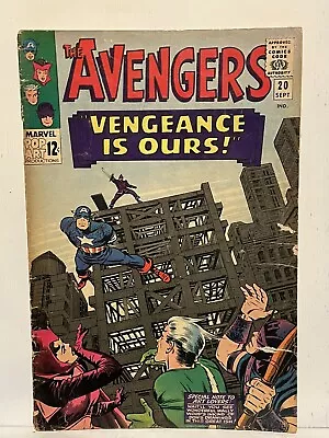 Buy The Avengers #20 * 1965 Marvel * Stan Lee Story * Early Avengers * VG? * (N90) • 24.12£