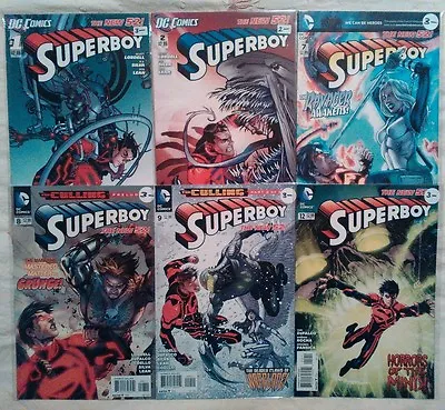 Buy Superboy #1,2,7,8,9,12 - DC Comics New 52 (6 Comics) • 10£