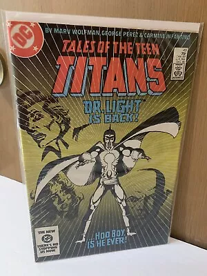 Buy Tales Of The Teen Titans 49 🔥1985 FLASH App🔥Dr Light Is Back🔥DC Copper🔥VF • 3.99£