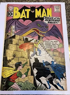 Buy Batman Comics  #142 , Dc, Monster Cover, 1961, 10 Center, Silver • 38.57£