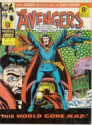 Buy Marvel UK, Avengers, #93, 1975, Goliath, Black Widow • 2.30£