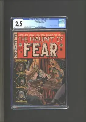 Buy Haunt Of Fear #15 CGC 2.5 Interior Ad For Mad #1 1952 • 1,580.58£
