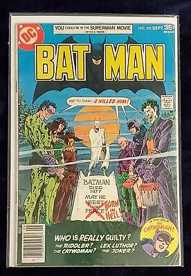 Buy Batman #291 (1977, DC) Iconic Rogue's Gallery Villains Cover By Jim Aparo - VG • 19.98£
