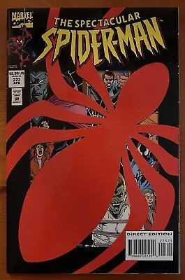 Buy 🔥the Spectacular Spider-man #223 Die-cut Cover (marvel  1995) Vf/nm • 4.74£