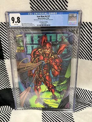 Buy Iron Man Vol 2 #1 Cgc 9.8 Gold Signature Edition 22k Gold Stamped #2177/2500 • 111.17£