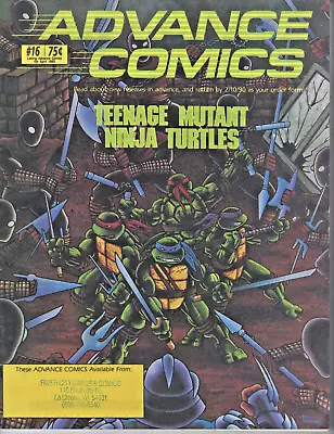 Buy Advance Comics V2 #16 (1990, Capital CIty) Teenage Mutant Ninja Turtles Cover • 63.96£