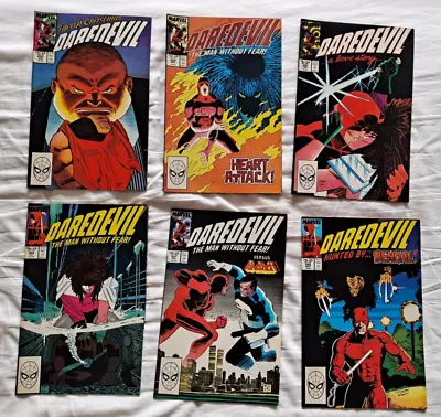 Buy Daredevil 1988 6 Comic Run Lot 253 254 255 256 257 & 258 • 6£