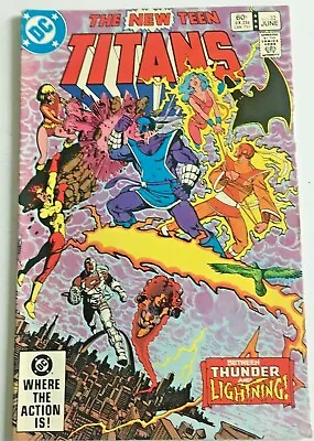 Buy The New Teen Titans. No.32 George Perez-art. Thunder & Ligtning 1983-bronze Age  • 5.99£