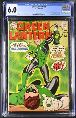 Buy Green Lantern #59 CGC 6.0 DC 1968 KEY 1st Appearance Of Guy Gardner • 284.61£