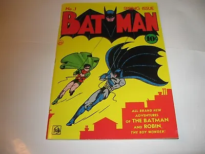 Buy Batman #1 SPRING '40 -1st APPEARANCE  THE JOKER!  -MASTERPIECE EDITION • 235.86£