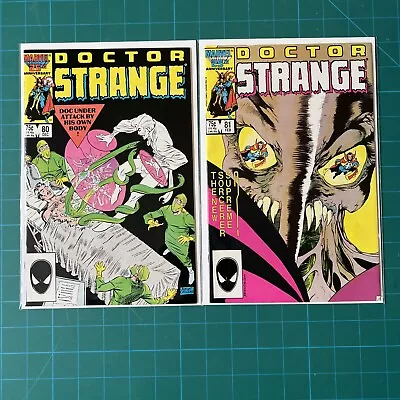 Buy Doctor Strange #80,81 (marvel 1986) Final Issue - 1st. Appearance Rintrah Vf+ D5 • 16.22£