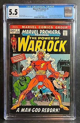 Buy Marvel Premiere #1 (The Power Of Warlock) CGC 5.5 • 105£