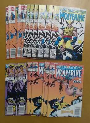 Buy Marvel Comics Presents 1st Wolverine Venom Meet 118 119 120 121 122 Lot Of 27 • 60.31£