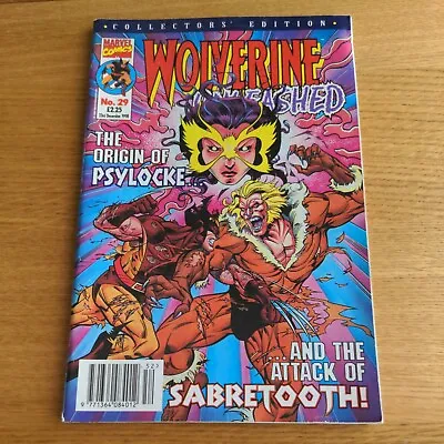 Buy MARVEL.  COLLECTORS EDITION COMIC  Wolverine Unleashed. No 29. VGC. • 3.99£