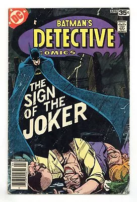 Buy Detective Comics #476 Survey Insert Variant GD 2.0 1978 • 14.86£
