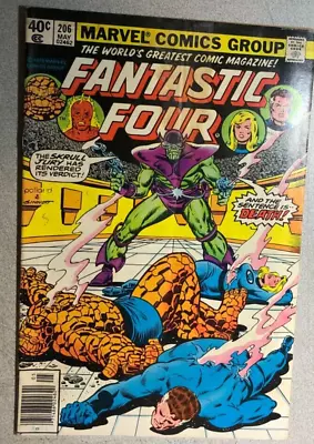 Buy FANTASTIC FOUR #206 (1979) Marvel Comics VG+ • 11.23£