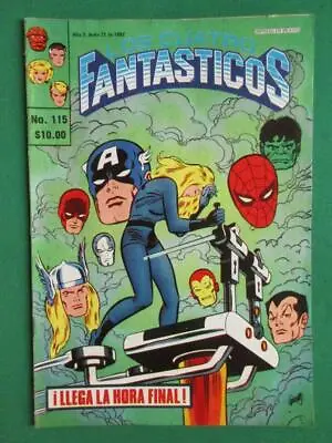 Buy FANTASTIC FOUR #??? CAPTAIN AMERICA Thor SPIDER-MAN SPANISH MEXICAN NOVEDADES • 15.98£