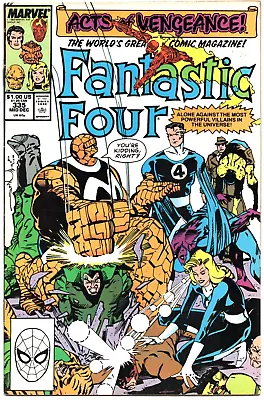 Buy Fantastic Four # 335 Dec 1989 Marvel Excellent Bagged & Boarded • 4.99£
