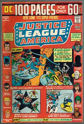 Buy Justice League Of America 111 Vs The Injustice Gang!  100 Pg Giant Fine 1974 DC • 13.42£