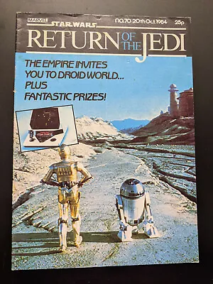 Buy Return Of The Jedi No 70 October 20th 1984, Star Wars Weekly UK Marvel Comic  • 6.99£