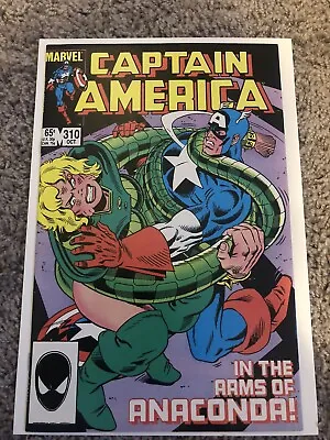Buy Captain America #310 1985 Marvel 1st App Serpent Society High Grade! • 19.82£