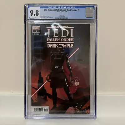 Buy Star Wars Jedi Fallen Order Dark Temple #5 CGC 9.8 1:10 Renaud Variant • 356.21£